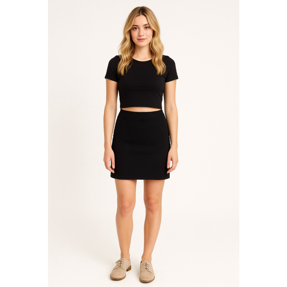 Women's Jack Wills Black Mini Skirt S